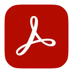 Acrobat Reader SVG Icon